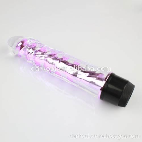 DD-033/High quality powerful waterproof vibrating dildo for women G point vibrator pink